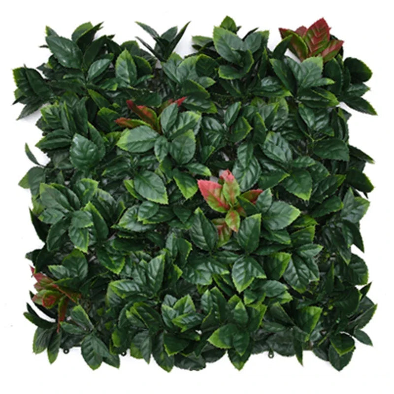 Haie topiaire artificielle en buis protégée contre les UV