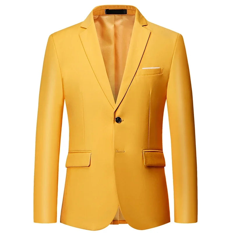 Blazer classique pour marié, mariage/affaires, S-6XL