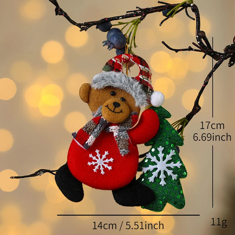 santa claus ornaments
