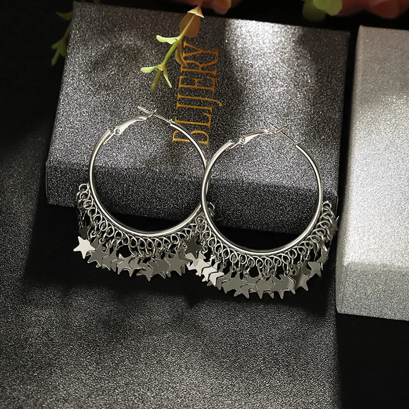 Geometric Round Women's Earrings