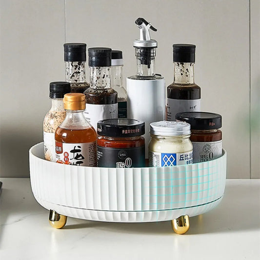 360-Degree Rotating Kitchen Seasoning Organizer