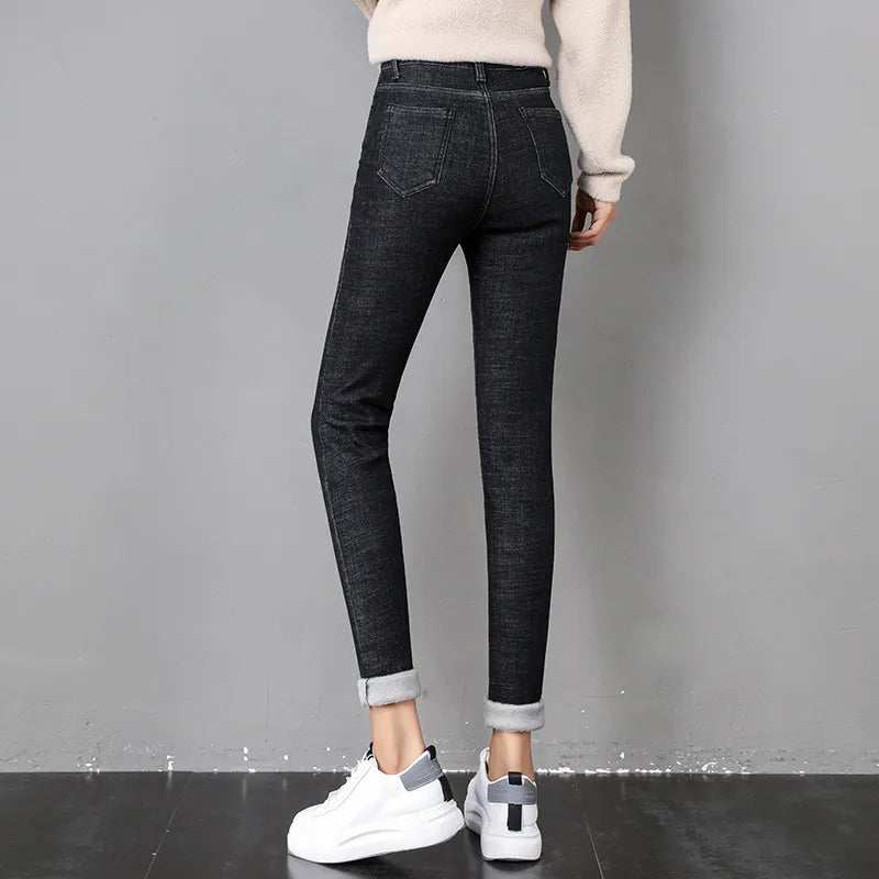 stretch waist jeans