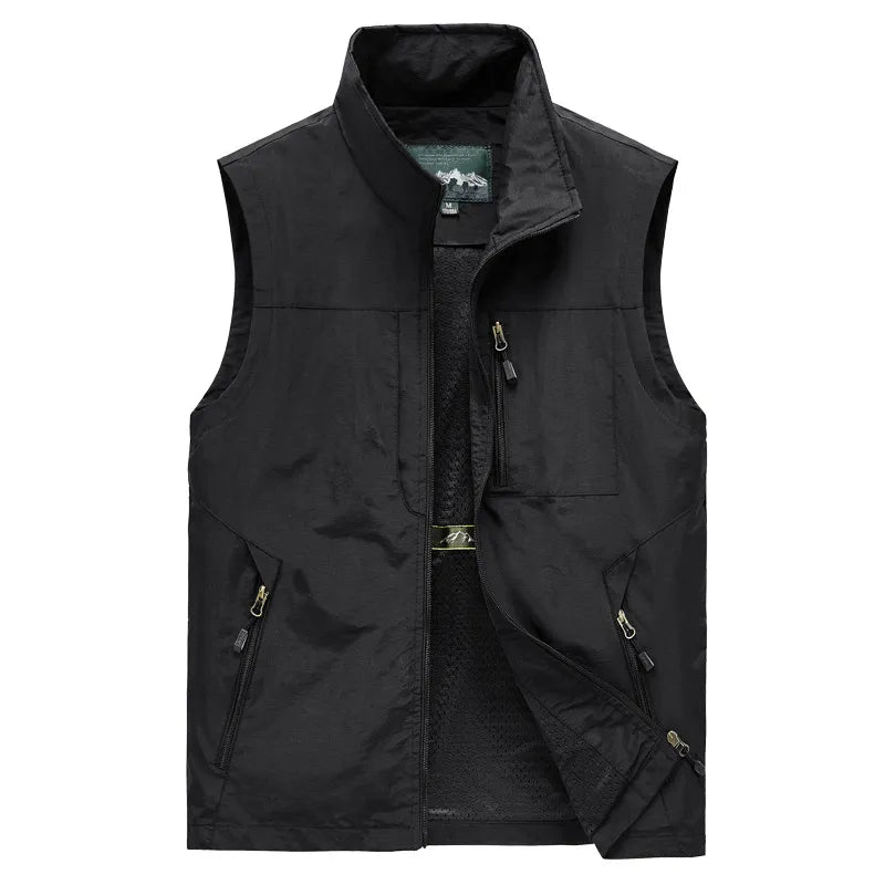 Men's Outdoor Summer Waistcoat - Man Hiking Fishing Sleeveless Jackets