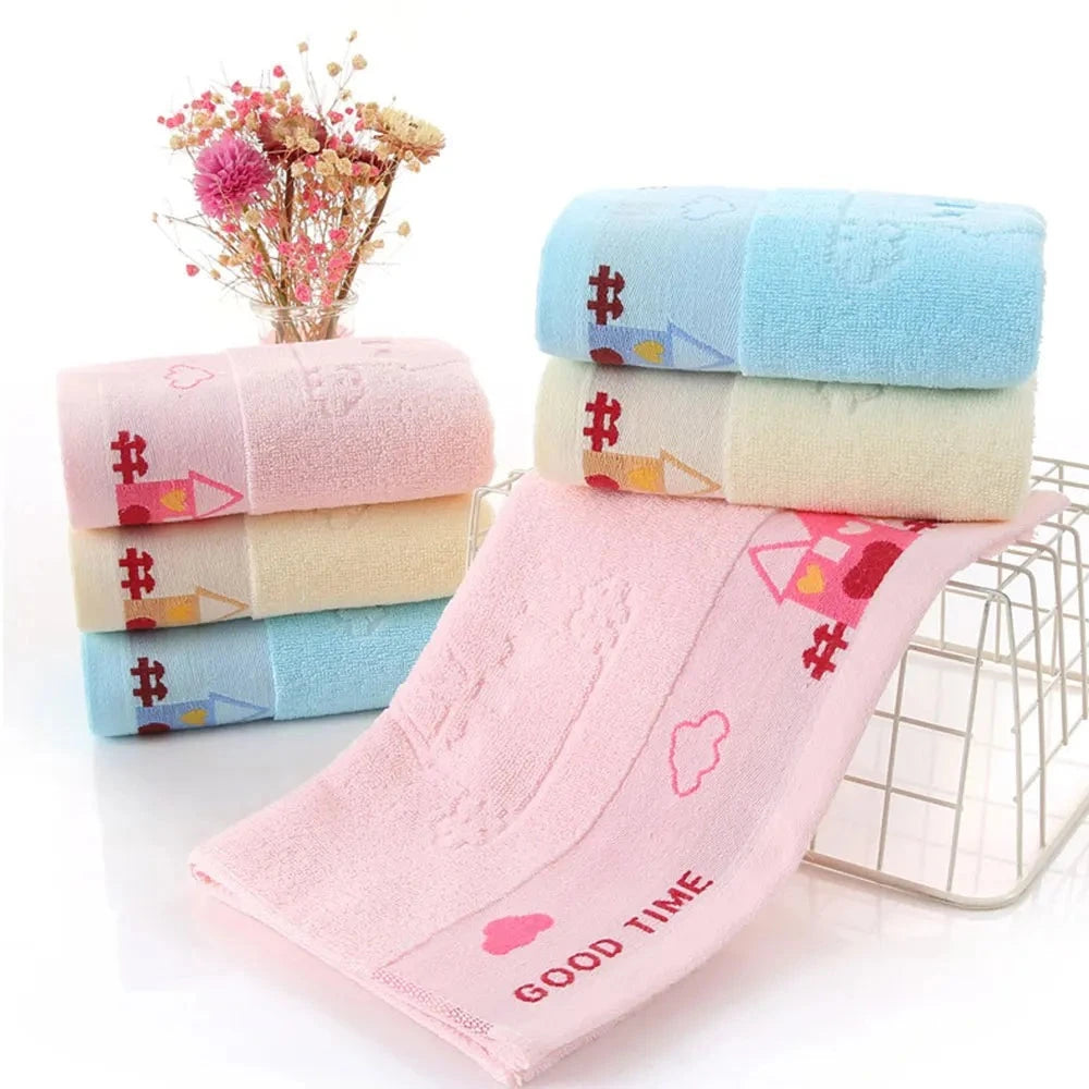 Pure Cotton Soft Absorbent Children's Face Towel