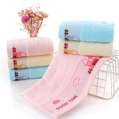 Pure Cotton Soft Absorbent Children's Face Towel