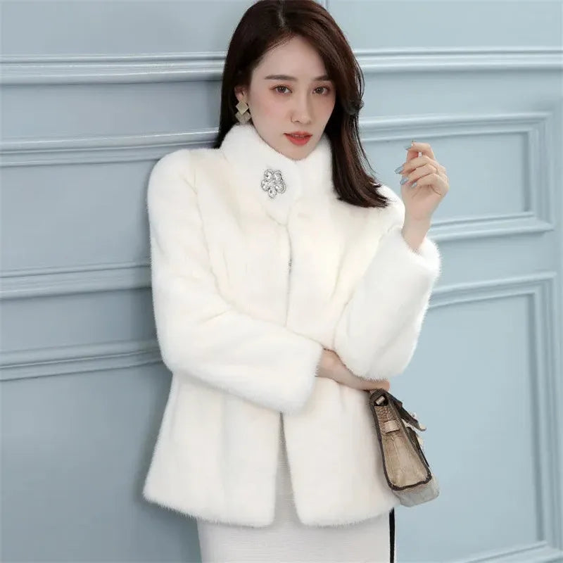 faux fur coat women
