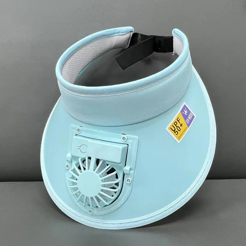 Unisex Large Brim USB Charging Outdoor Sun Protection Hat