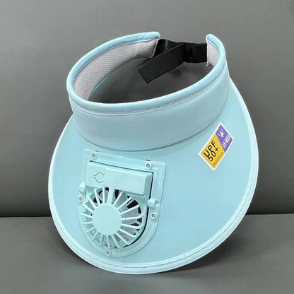 Unisex Large Brim USB Charging Outdoor Sun Protection Hat