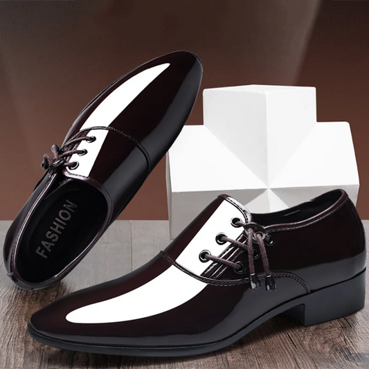 Men's Lace-Up Leather Shoes for Wedding