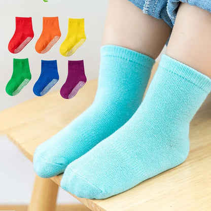 Chaussettes trampoline antidérapantes pour bébé, grandes tailles