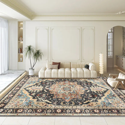 Crystal Velvet Living Room Large Area Carpet