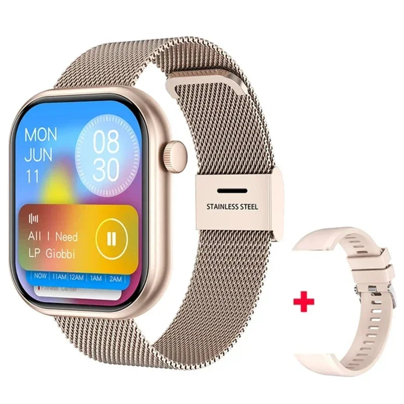 Unisex Bluetooth Fitness Smart Watch with Wireless Charging