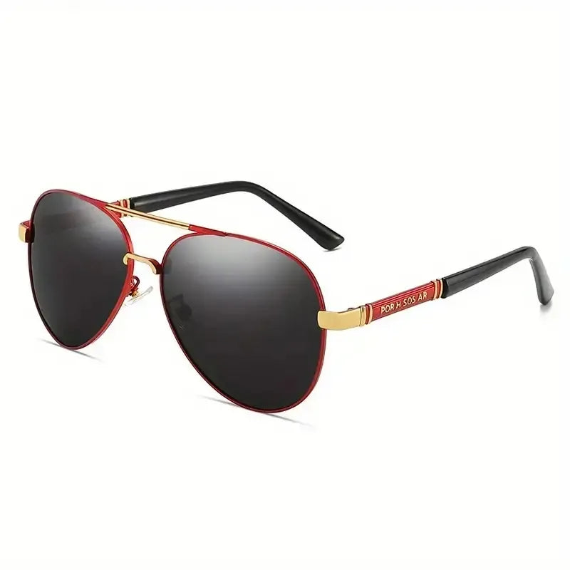 Men's Metal Frame Polarized Sunglasses