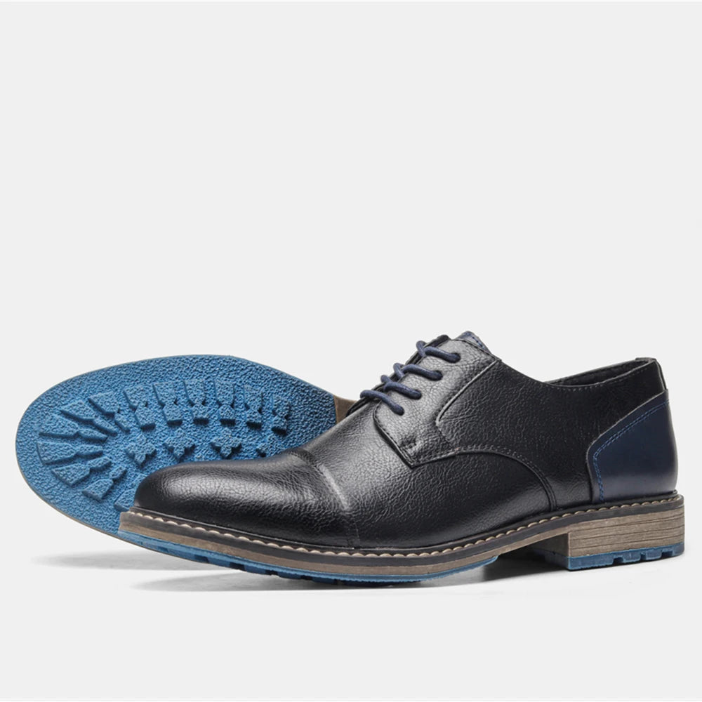 Men's Casual Leather Derby Shoes