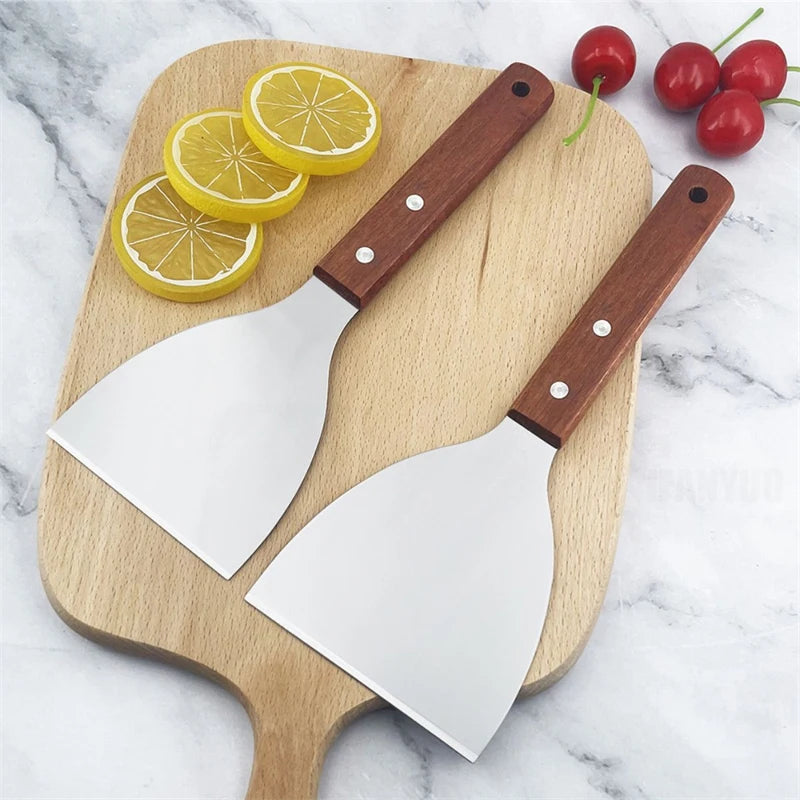 Non Stick Wooden Handle Pancake Beef Spatula Utensils