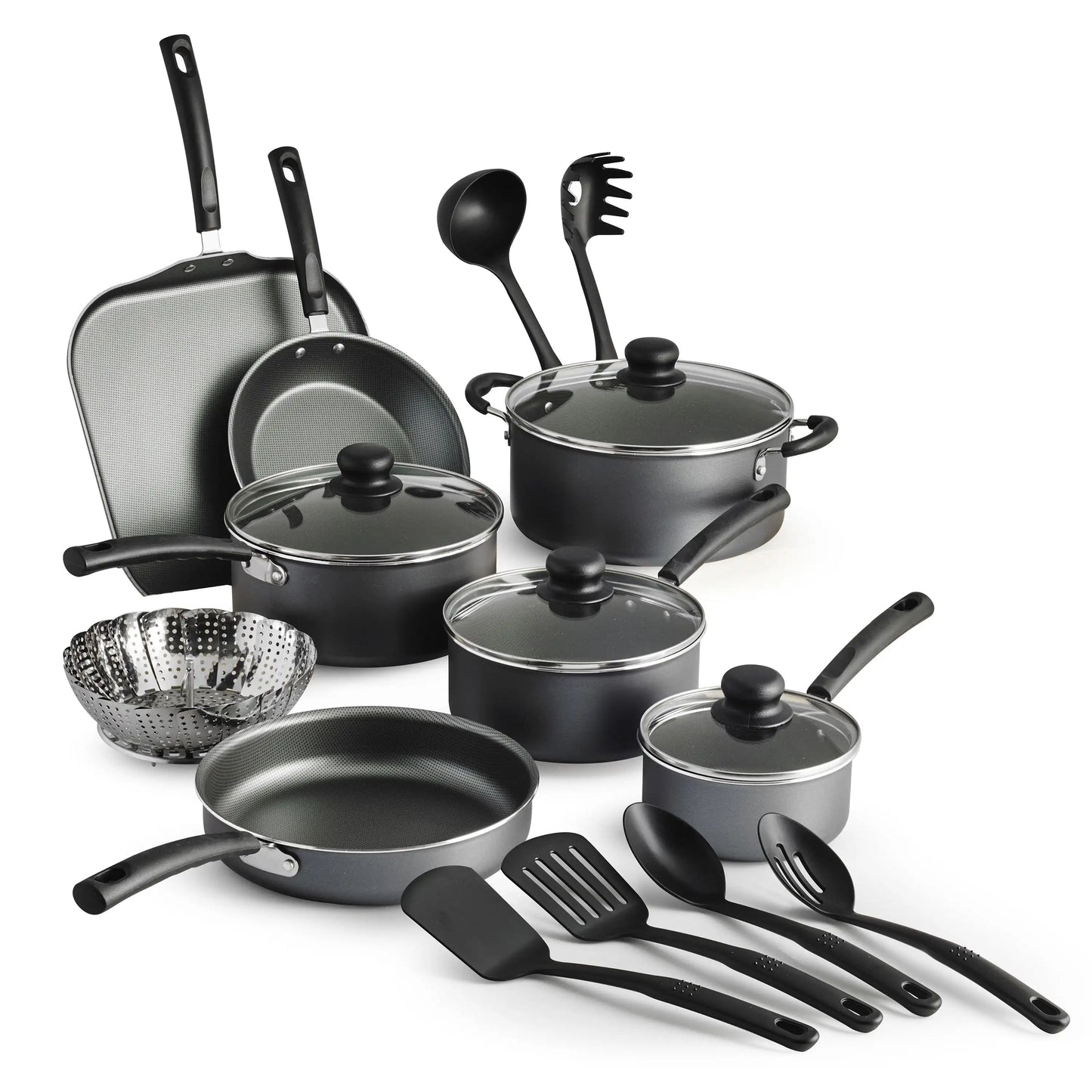18-Piece Nonstick Enamel Cookware Set