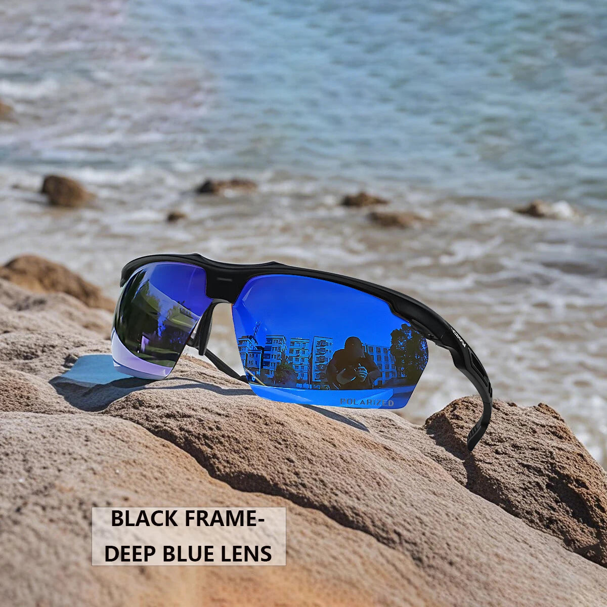 Polarized UV400 Sports Sunglasses True Color for Driving, Fishing, Running