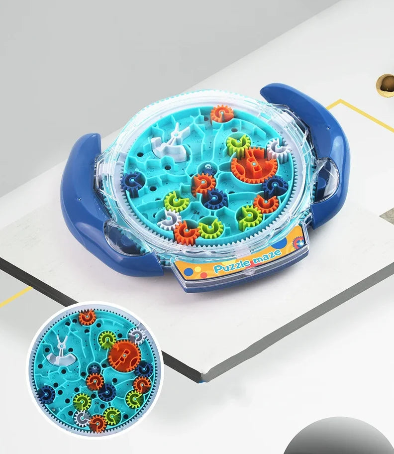 Puzzle 3D pour enfants, labyrinthe à billes et engrenages amusants