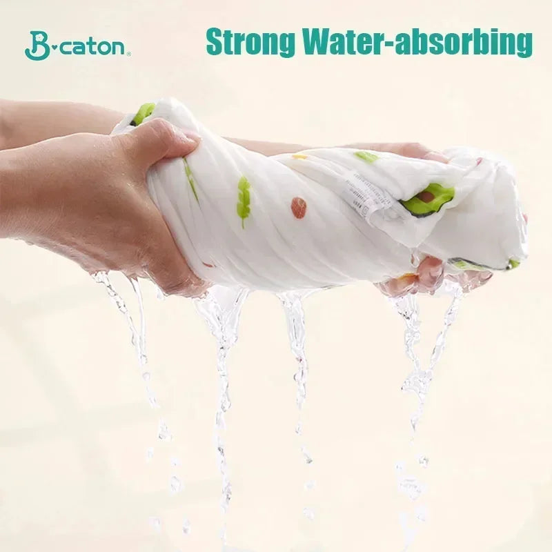 6-Layer Cotton Cartoon Baby Bath Towel