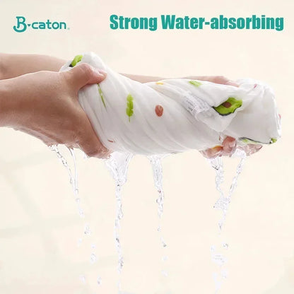 6-Layer Cotton Cartoon Baby Bath Towel