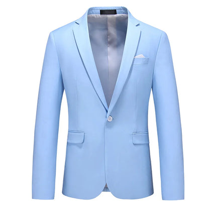 Blazer slim gris vif pour hommes