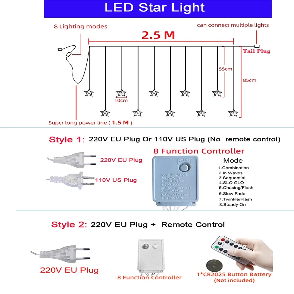 led garland lights
