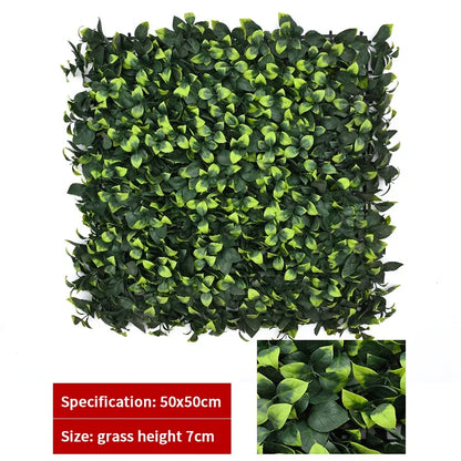 Haie topiaire artificielle en buis protégée contre les UV