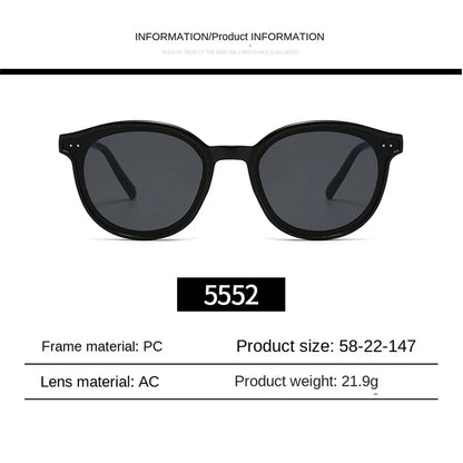 Lunettes de soleil rétro dégradées aux rayons UV