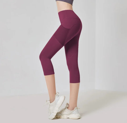 Leggings de yoga courts Capris