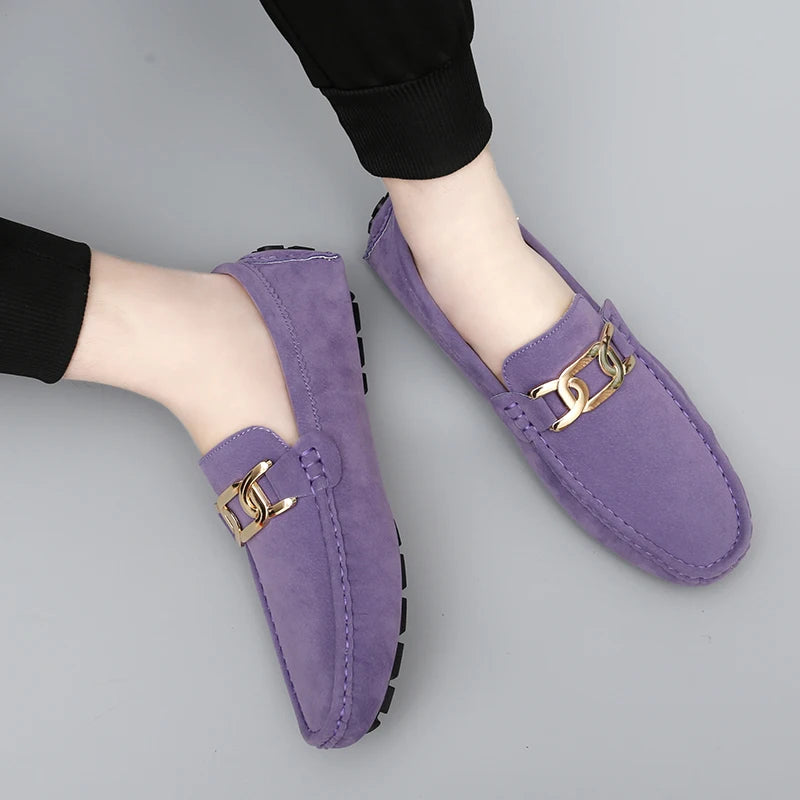 Mocassins décontractés élégants à enfiler pour hommes