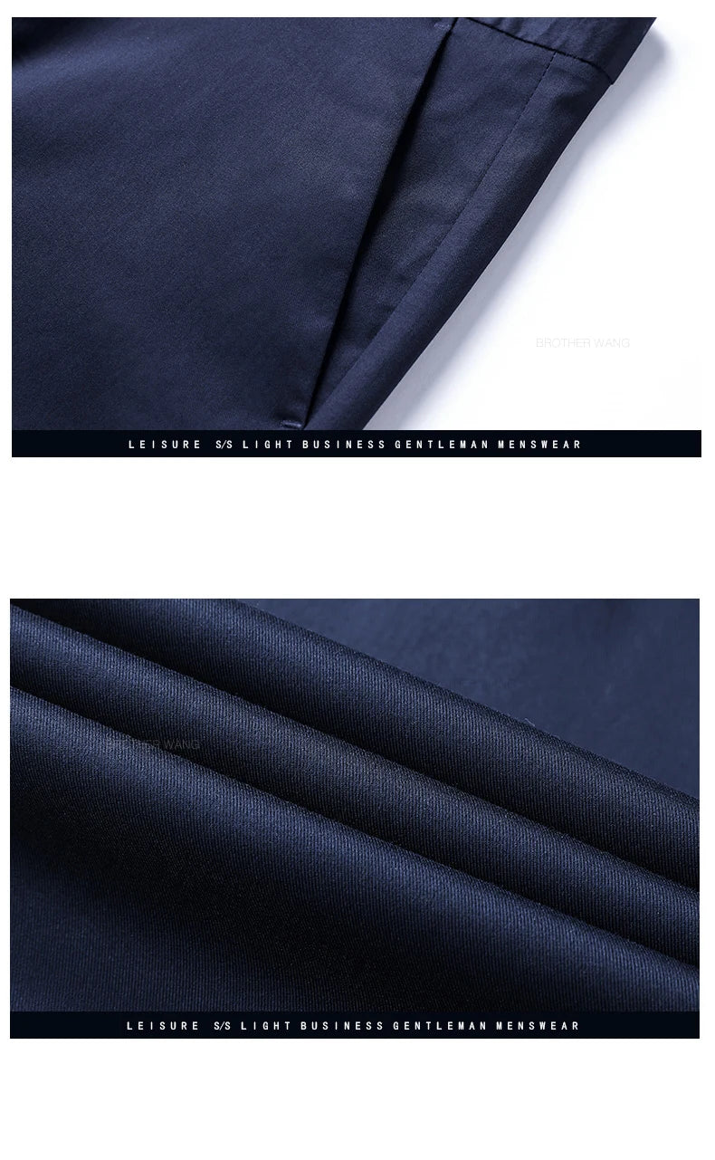 Pantalon d'attente élastique anti-rides doux pour hommes