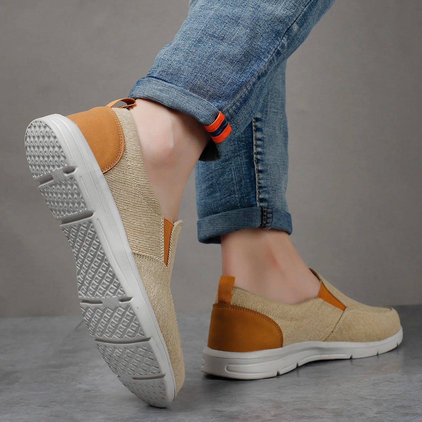Men's Casual Slip-On Canvas Sneakers