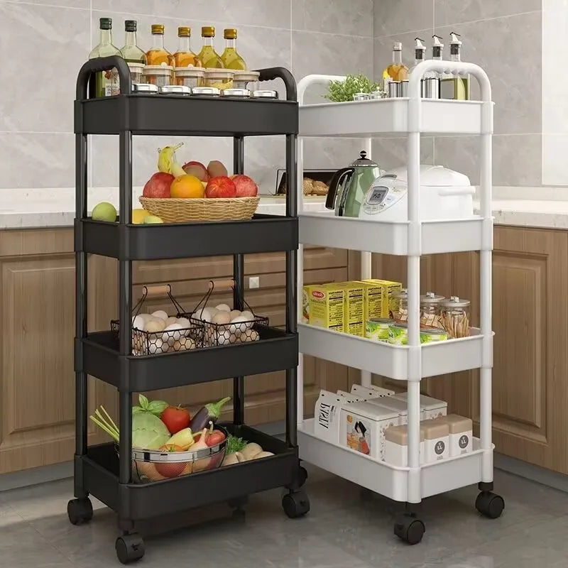 Multi-Storey Storage Rack with Wheels