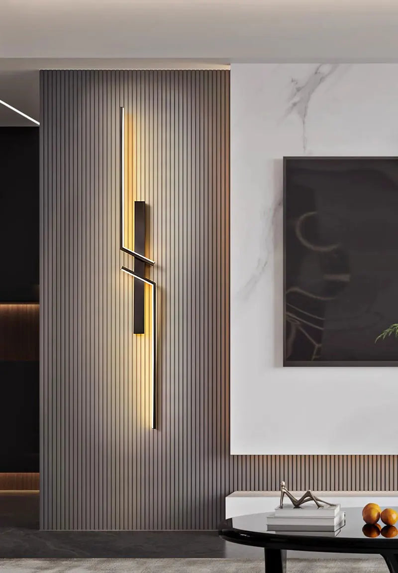 Applique murale longue LED contemporaine