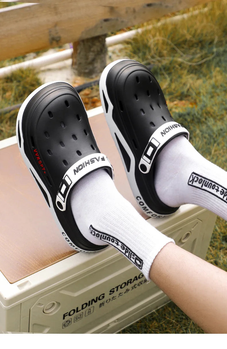 Men's Beach Wear Korean Style Plus Size Slippers