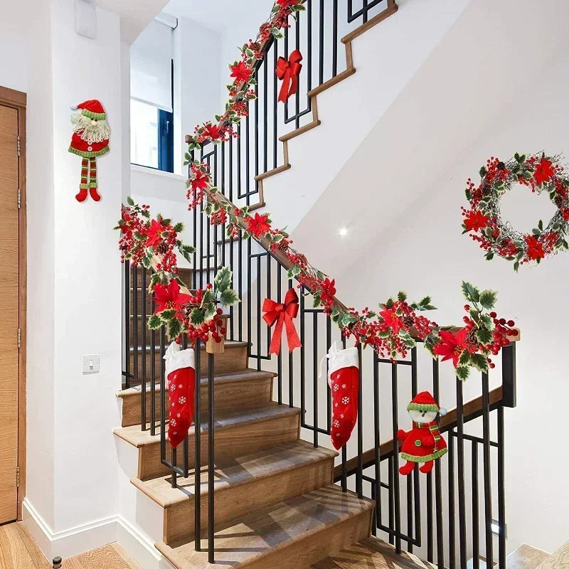 red berry christmas wreath
