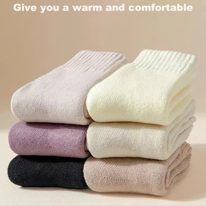 3 Pairs of Thick Plush Women’s Socks