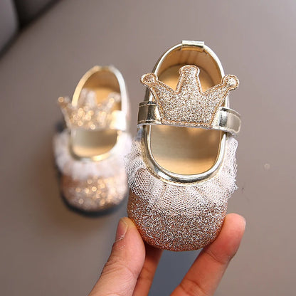 Non-slip Pink Newborn Baby Shoes