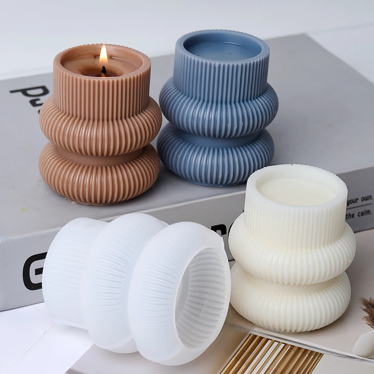 Chandelier rond en Silicone, artisanat de bricolage, décoration de la maison