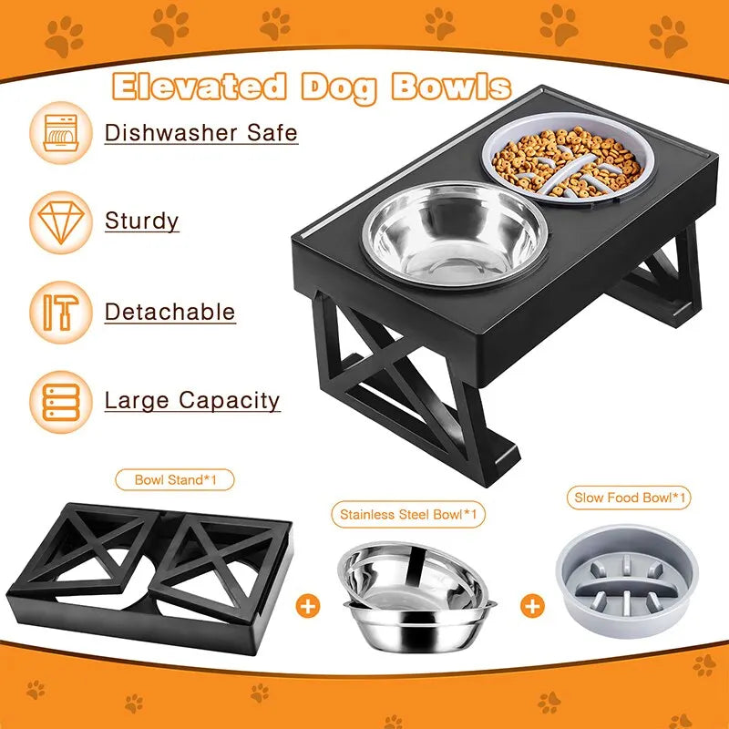 elevated pet bowls