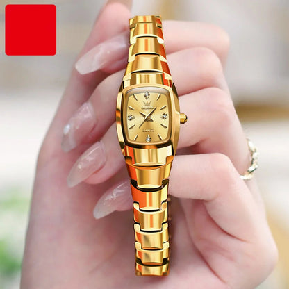 Waterproof Steel Strap Couple Watch Set