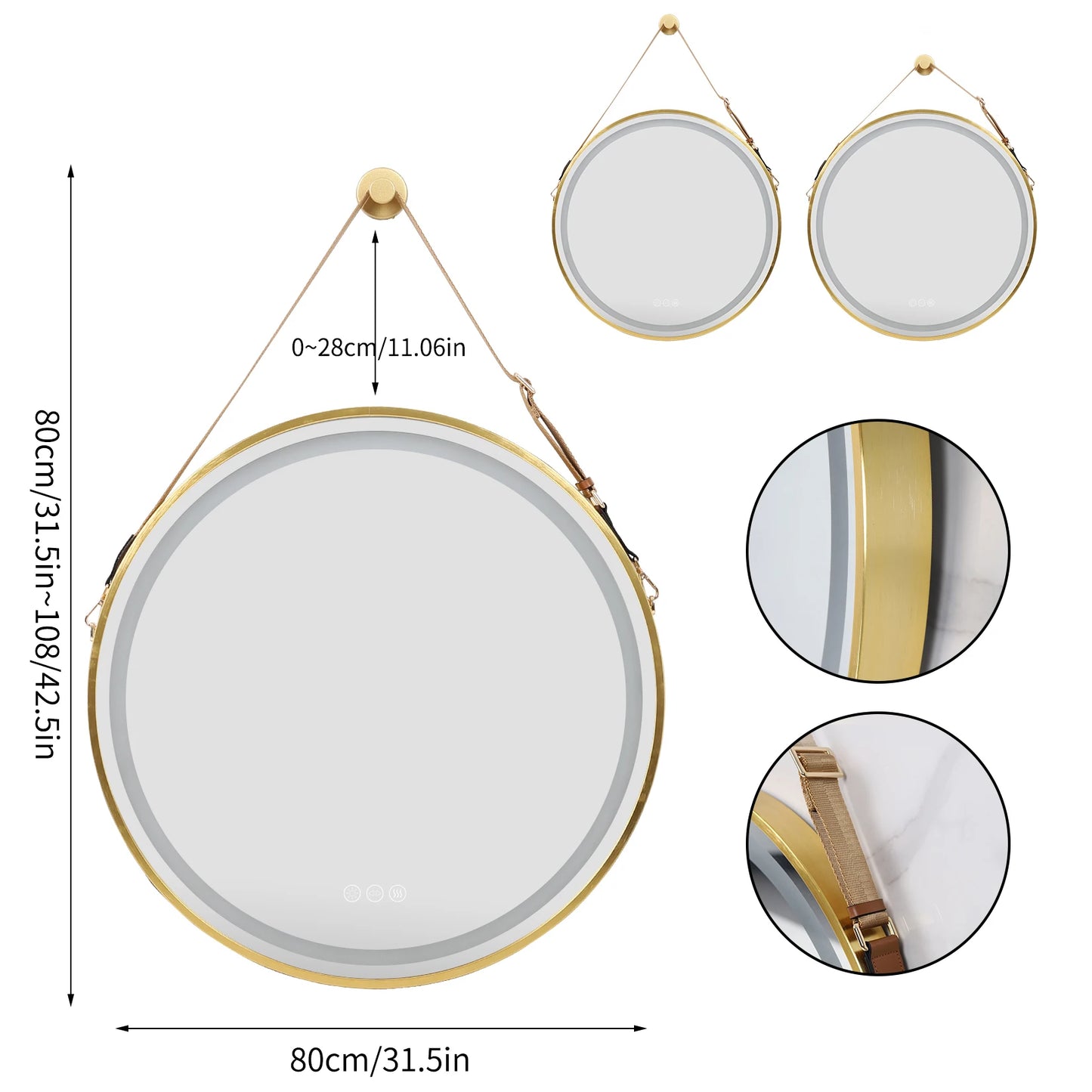 round vanity mirror