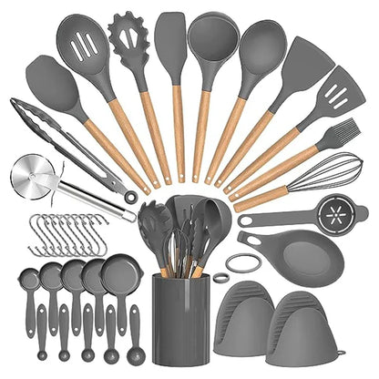 36-Piece Silicone Cooking Utensil Set