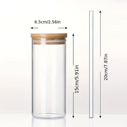 Ensemble de gobelets en verre borosilicaté de 600 ml