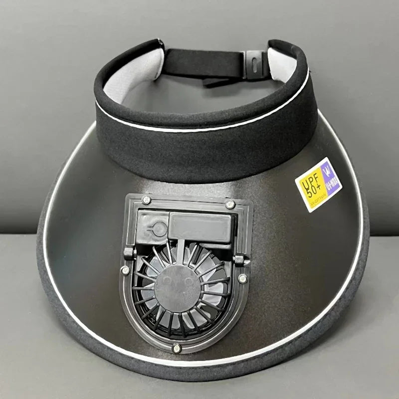 Unisex Large Brim USB Charging Outdoor Sun Protection Hat