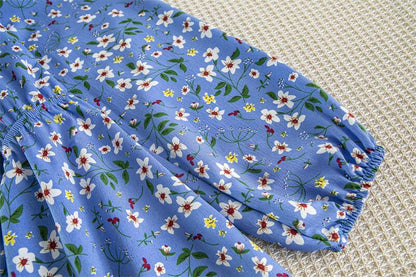 Floral Printed Muslim Maxi Dress