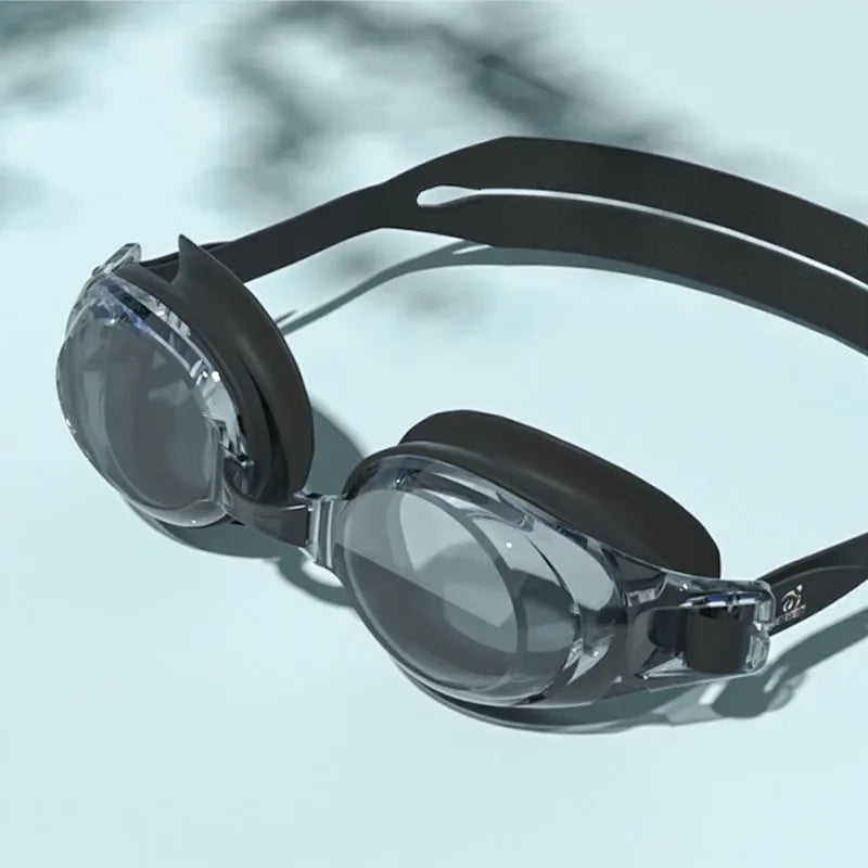 Silicone Waterproof Anti Fog Diopter Swimming Goggles