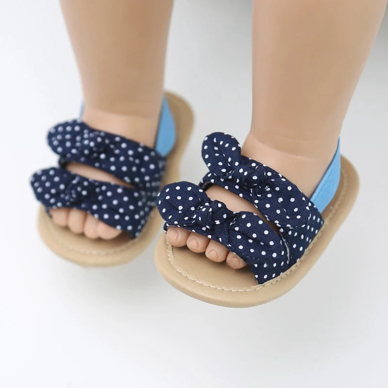 Soft Sole Anti-Slip Summer Girl's Bowknot Sandals