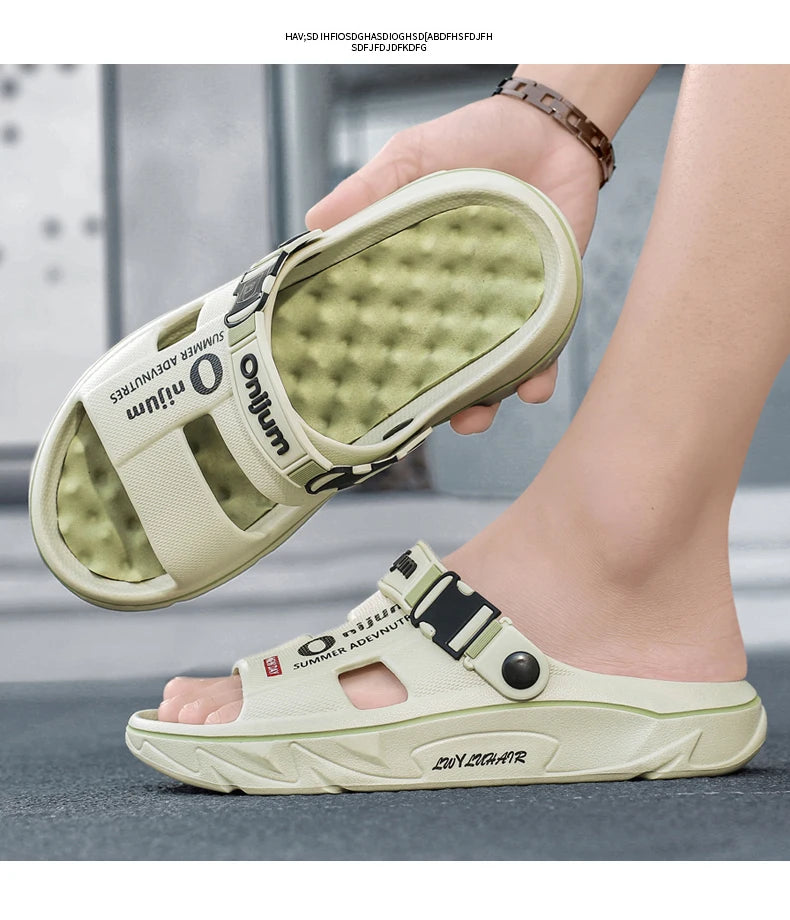 Outdoor Men's Platform Sandals/Slippers