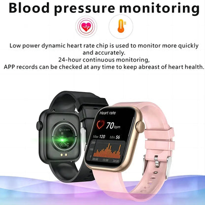 Unisex Bluetooth Fitness Smart Watch with Wireless Charging